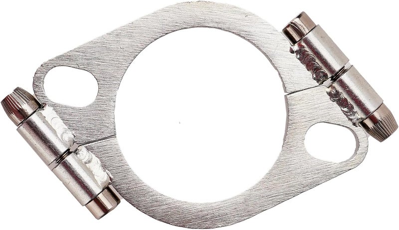 RWRAPS 2.5" Split Flange Repair Kit,Iron galvanized Exhaust Flange 63.5mm/2.5 Inch 2 Bolt Flat Split Flange Repair Replacement Kit - Image 3